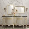 Keonjinn Framed Wall Mirror, Modern Rectangular Bathroom Vanity Mirror, Wall Mounted - 2 of 4