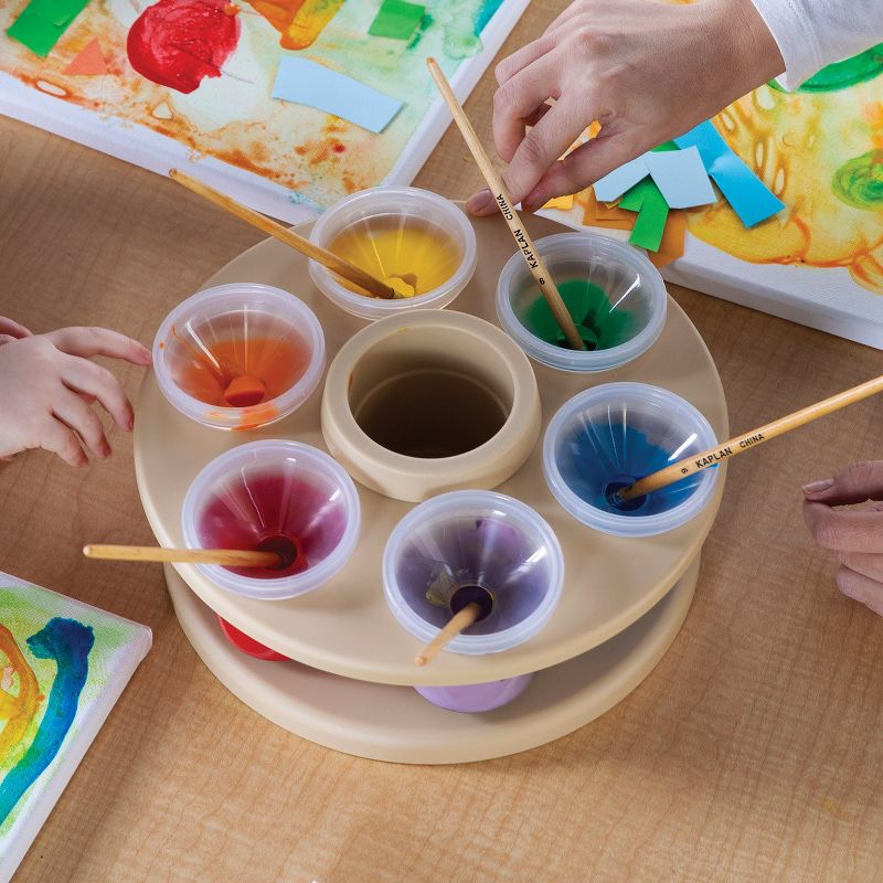 Kaplan Early Learning Spinning Tabletop Art Storage, 3 of 7