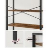Extra Tall Bookshelf, Large Bookcase with Steel Frame, Deep Book Shelf - 4 of 4