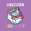 Girl's Design By Humans Halloween Dad Mom Daughter Adult Costume - Unicorn Security By MINHMINH T-Shirt - 2 of 3