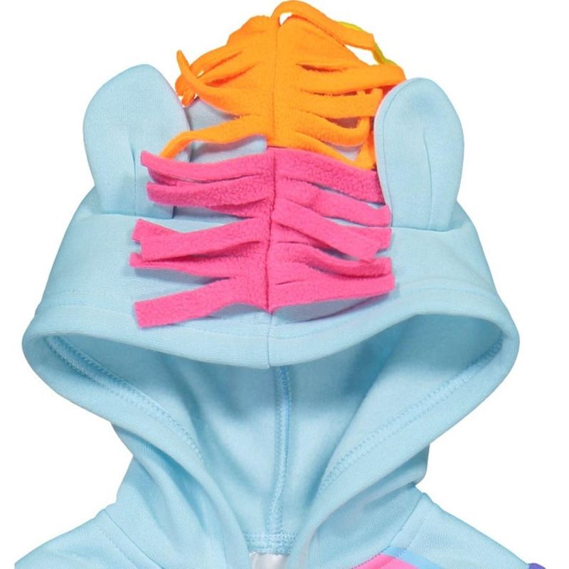 My Little Pony Rainbow Dash Girls Zip Up Coverall Toddler , 4 of 9
