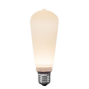 Festive Living G125 + LED Filament Outdoor Covered Patio Pendent Edison Replacement Bulbs, Warm White 2700K, E26 Medium Base - 1 of 4