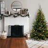 National Tree Company Pre-Lit Artificial Medium Christmas Tree, Green, Kincaid Spruce, Multicolor Lights, Includes Stand, 6 Feet - 2 of 4