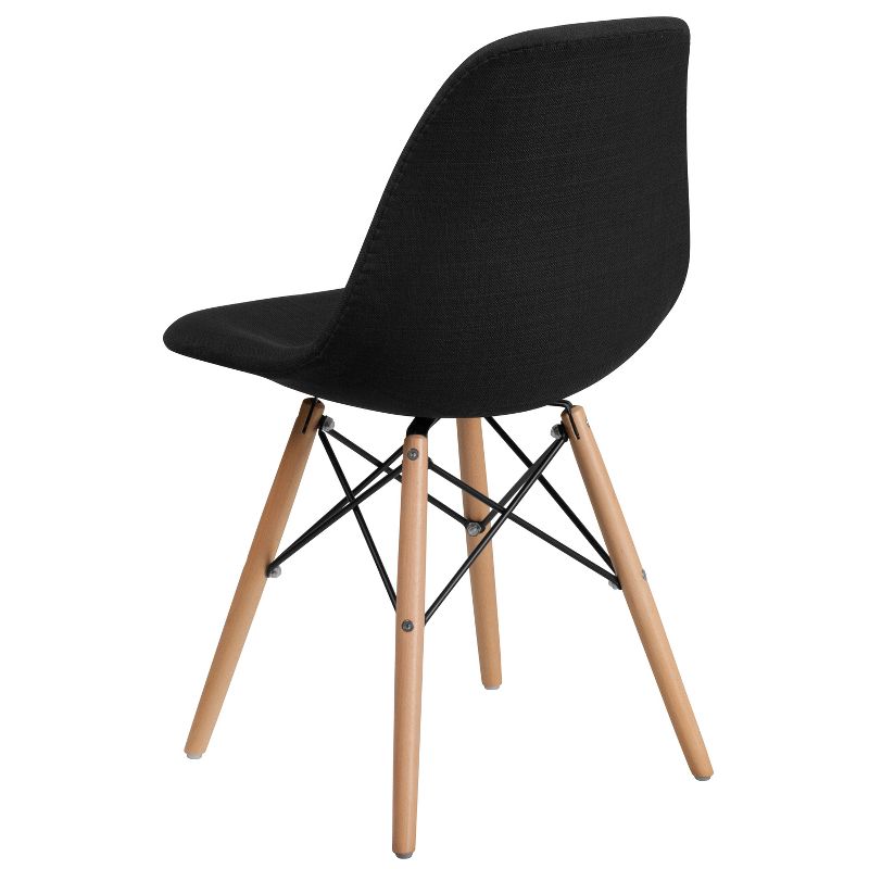 Flash Furniture Elon Series Fabric Chair with Wooden Legs, 6 of 9