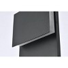 Elegant Lighting Raine Integrated LED wall sconce in silver - 3 of 4