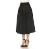 White Mark Women's Flared Tweed Skirt - 2 of 4