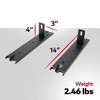 YAKIMA EXO RoadShower Heavy Duty Alloy Steel Modern Powder Coated Finish Adaptor Kit Compatible with 4G and 7G, EXO SwingBase or EXO TopShelf, Black - 2 of 4