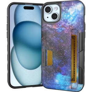 Smartish iPhone 15 Wallet Case - Wallet Slayer Vol 2 Credit Card Kickstand Holder - 1 of 4