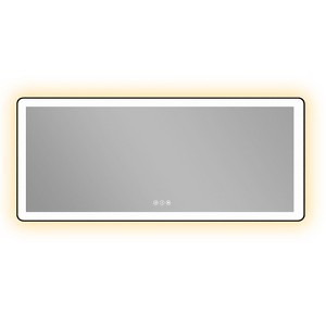 Black Framed Led Bathroom Mirror - 1 of 4