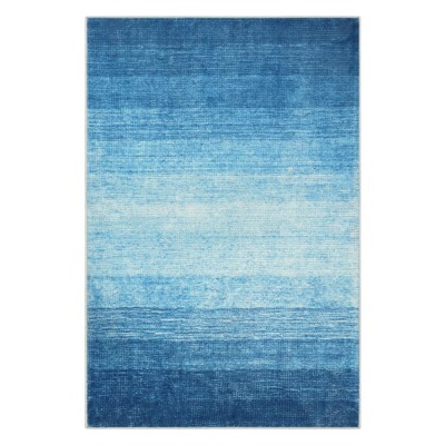 Lahome Abstract Ombre Plush Area Rug – Soft Gradient Accent with Non-Slip Backing