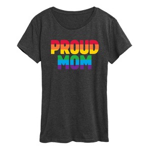 Women's - Instant Message - Proud Mom Short Sleeve Graphic T-Shirt - 1 of 4