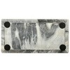 Laurie Gates California Designs Grey Marble and Acacia Wood Salad Server Holder - 3 of 4