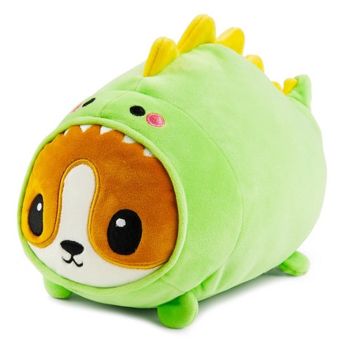 SYNCFUN Kawaii Dinosaur Corgi Stuffed Animal Weighted Plush Toy 11" Soft Cute Plushies Pillow for Kids Adults, Surprise Birthday Gift for Boys Girls - image 1 of 4