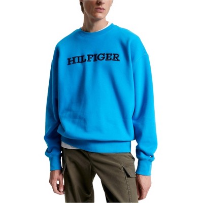 Tommy Hilfiger Mens Embroidered Monotype Pullover Sweater
