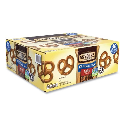 Snyder's Mini Pretzels - Case of 36 - 0.92 oz