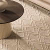 Hauteloom Ramsbury Beige Trellis Wool Rug - 3 of 4