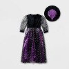 Kids' Light Up Starlight Witch Halloween Adaptive Costume Dress - Hyde and EEK! Boutique™ - 3 of 4