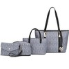 MKF Collection Marimar  M Signature Vegan Leather Women’s Tote – 4 Pcs set Handbag by Mia K - 2 of 4