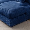 NicBex Couches for Living Room 48.8" Sofa Couch Modern Minimalist Upholstered Sofa Bed Sleeper with 3 Throw Pillows for Apartment - 2 of 4