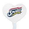 Southern New Hampshire University Primary Logo Heart Love Cupcake Picks Toppers Decoration Set of 6 - 2 of 4