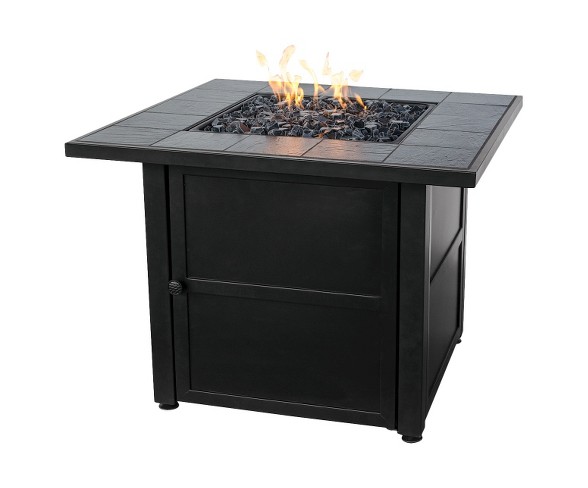 Uniflame Slate Tile LP Gas Fire Pit