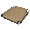 vidaXL Foldable Sunlounger with Head Cushion Adjustable Backrest Taupe - 4 of 4
