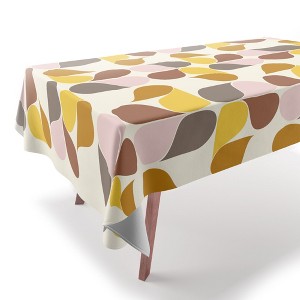 June Journal Abstract Leaves Tablecloth - Deny Designs - 1 of 2