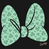 Girl's Mickey & Friends Bow Tie With Clovers T-Shirt - 2 of 4