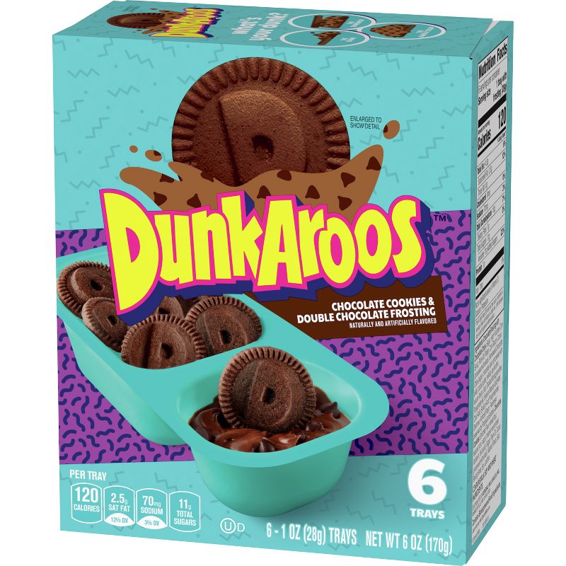 Dunkaroos Chocolate Cookies &#38; Double Chocolate Frosting - 6oz/6ct, 3 of 6