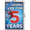 Trends International Marvel Spider-Man - Happy 5th Birthday Framed Wall Poster Prints - 3 of 4