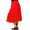 Women's Plus Size Tasmin Flare Midi Skirts - White Mark - 2 of 3