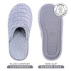 ROXONI Women Slipper Cozy Memory Foam, Indoor Outdoor Rubber Sole - 2 of 4
