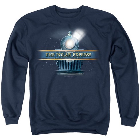 Polar Express Train Logo Unisex Adult Crewneck Sweatshirt - image 1 of 4