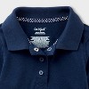 Girls' Adaptive Long Sleeve Uniform Polo Shirt - Cat & Jack™ - 3 of 3