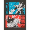 Dragon Ball Z Vegeta Versus Goku Men's Charcoal Heather T-shirt - image 2 of 3