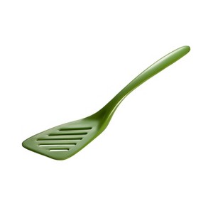 Hutzler 7.25 Inch Mini Melamine Angled Slotted Turner Spatula - 1 of 1