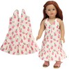 Sophia’s Pineapple Print Maxi Dress for 18" Dolls, Ivory - 3 of 4