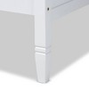 Twin Mariana Wood Daybed White - Baxton Studio: Unupholstered, No Box Spring Needed, Spot Clean - 4 of 4