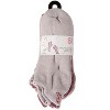 Memoi 6 Pair Women's Western-Style Half-Cushioned Embroidered Tab Socks Mauve 9-11 - 3 of 4
