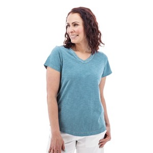 Old Ranch Brands Women's Layla Short Sleeve Top - 1 of 4