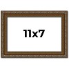 PosterPalooza | Photo Size Sculpted Gold Picture Frame - UV Acrylic, Foam Board Backing, Hanging Hardware - 2 of 4
