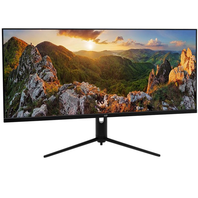 Monoprice 40in Ultrawide 1440P Productivity Monitor, 3440x1440P (UWQHD) Maximum Resolution, 144Hz Refresh Rate, IPS Panel, HDMI, DP, USB A, 2 of 7