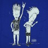 Seven Times Six Beavis and Butt-Head Shirt Men's Rocking Out Short Sleeve Graphic Tee Blue - 3 of 4