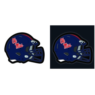 Evergreen Ultra-Thin Edgelight LED Wall Decor, Helmet, University of Mississippi- 19.5 x 15 Inches Made In USA