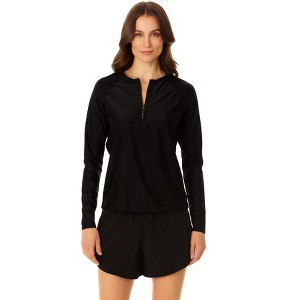 CopperControl by Coppersuit - Women's Long Sleeve Rashguard Swimsuit Top - 1 of 4