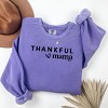 Simply Sage Market Thankful Mama Bold Heart Garment Dyed Sweatshirt - 3 of 4