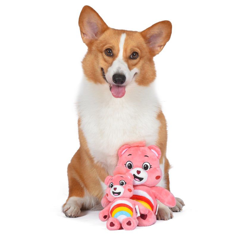 Care Bears: Cheer Bear Plush Figure Squeaker Pet Toy - 9”, 4 of 5