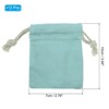 Unique Bargains 100% Cotton Reusable Washable Dust Drawstring Bag 12 Pcs - 2 of 4