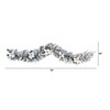 Nearly Natural 6-ft Flocked Poinsettia and Berry Artificial Christmas Garland with 50 Warm White LED Lights - 2 of 2