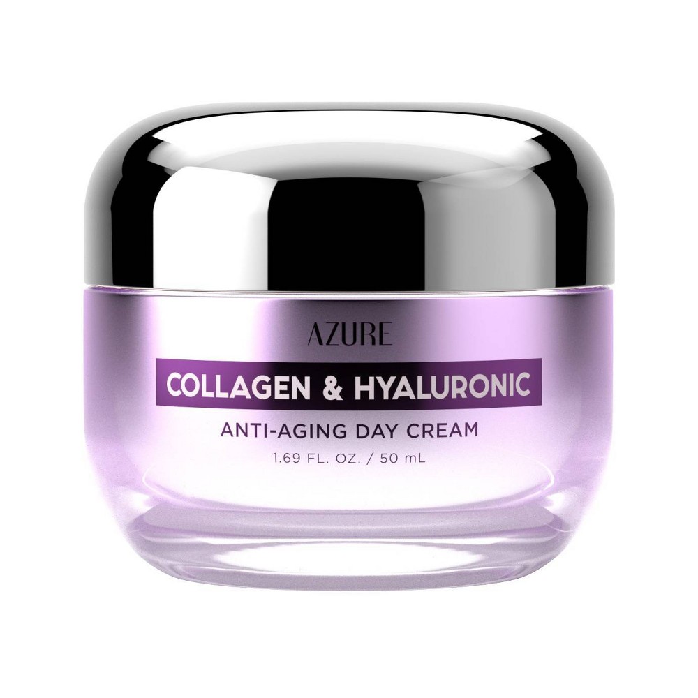 Photos - Cream / Lotion Azure Skincare Collagen and Hyaluronic Anti-Aging Day Cream - 1.69 fl oz